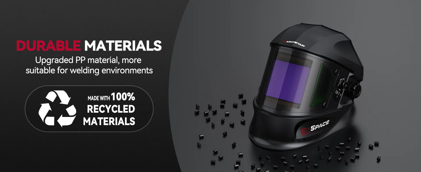 True Color Welding Hood Black Gloss Coating EXSpace X300 - Image 10