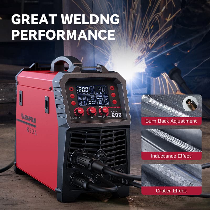 Arccaptain MIG200 Multi Process MIG Welder User-Friendly - Image 4