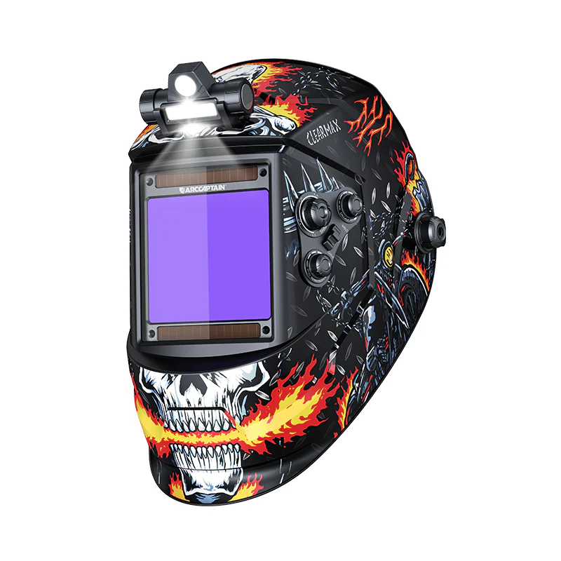 Auto Dark True Color Welding Helmet with LED Light CozyCraft X200 - Image 5