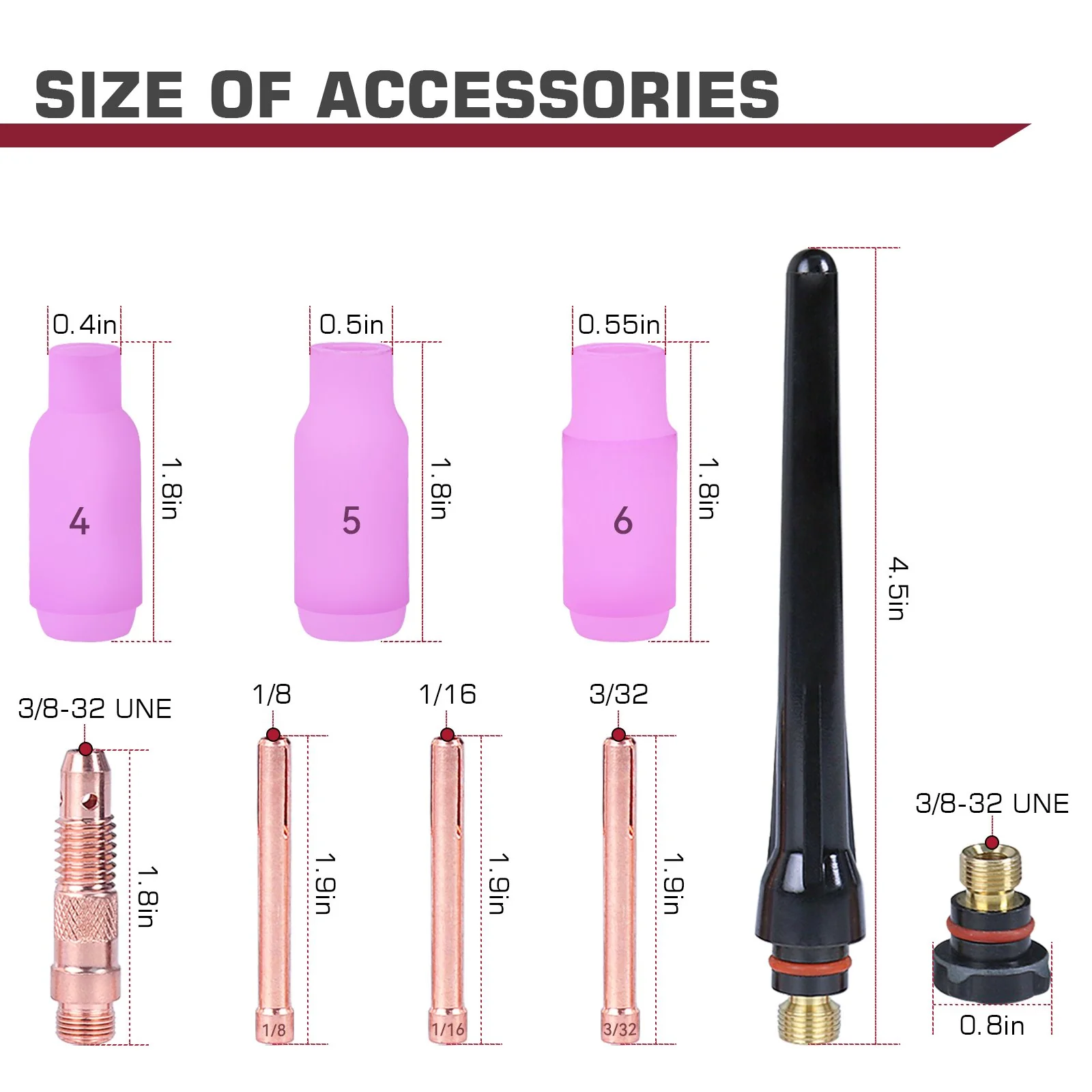 13ft WP-17V 150A Argon Lift TIG Torch with 35-50mm Connector - Image 6